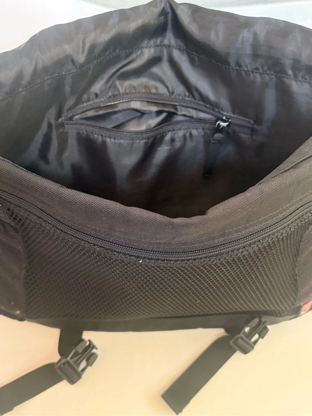 Black Messenger Bag for Men